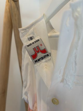 Vestido comunión vintage años 80 + tul – romántico