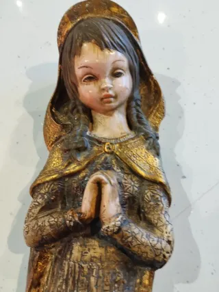 Virgen María Orando Escayola Años 60