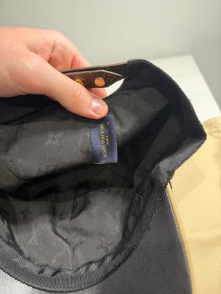 Gorra Louis Vuitton Negra y Marrón