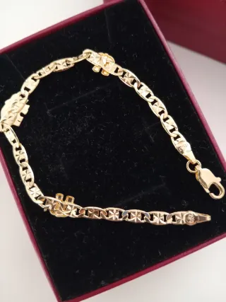 Pulsera Elefante Baño Oro 750 Italy