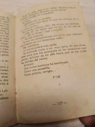Libro antiguo como una pesadilla