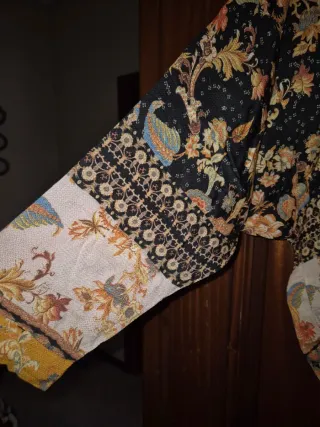 Blusa estampada mujer