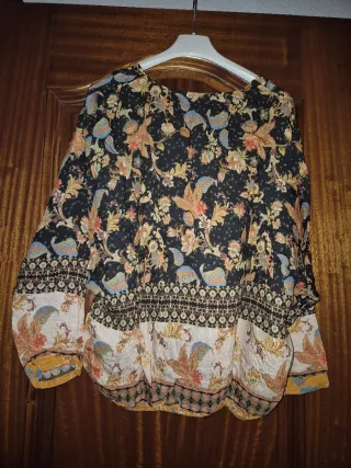 Blusa estampada mujer