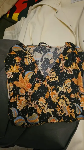 Blusa estampada mujer