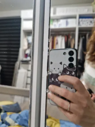 Espejo vestidor madera y cristal