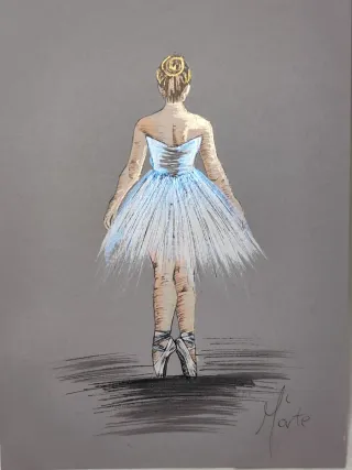 Lámina A5 Bailarina Ballet