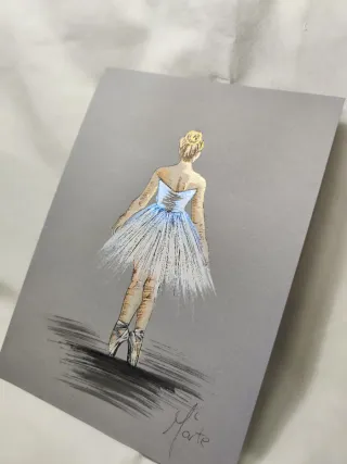 Lámina A5 Bailarina Ballet