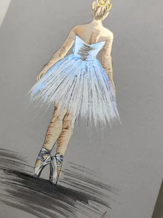 Lámina A5 Bailarina Ballet