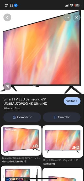 TV LED Samsung 65 4K UHD
