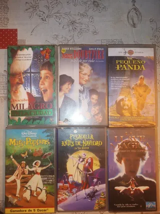 Películas VHS Clásicas Familiares
