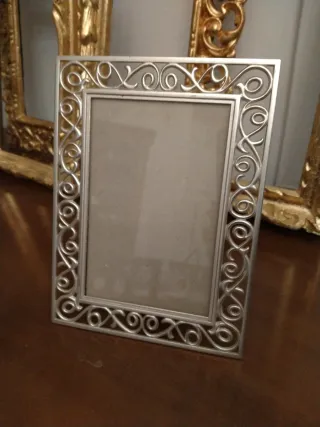 Cornice porta foto in metallo
