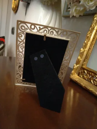 Cornice porta foto in metallo