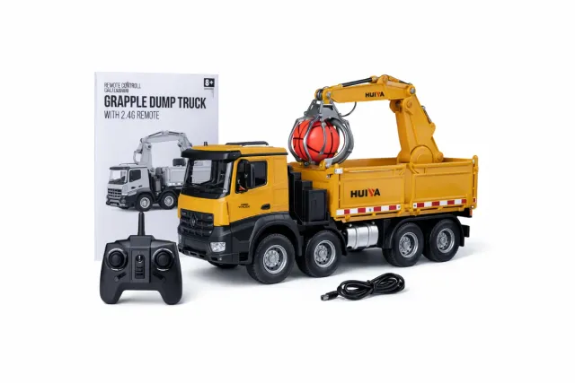 Camión Teledirigido con Grúa y Mando