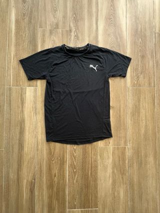Camiseta Puma Negra Logo Felino