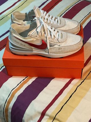 Nike Zapatillas Deportivas Blancas y Rojas