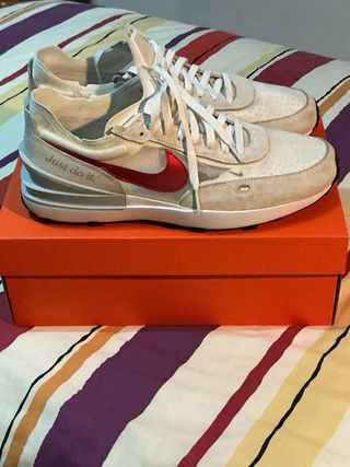 Nike Zapatillas Deportivas Blancas y Rojas