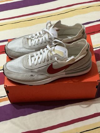 Nike Zapatillas Deportivas Blancas y Rojas