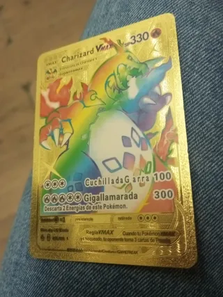 Charizard VMAX Carta Pokémon Dorada