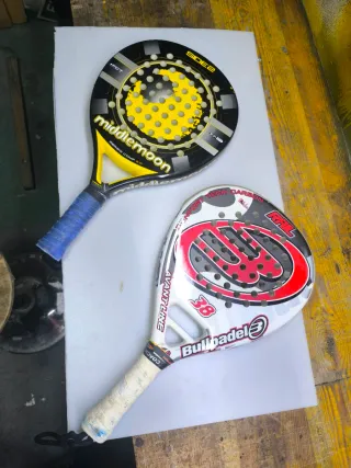 2 Raquetas de Pádel Middlemoon y Bullpadel