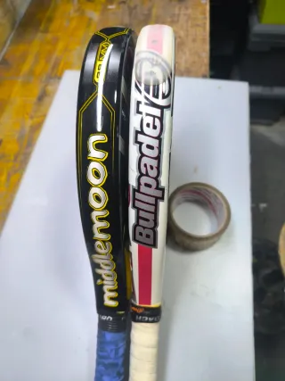 2 Raquetas de Pádel Middlemoon y Bullpadel