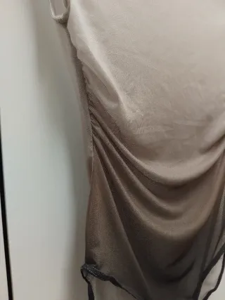 Body Stradivarius Talla XS Beige/Marrón