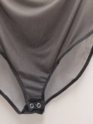 Body Stradivarius Talla XS Beige/Marrón