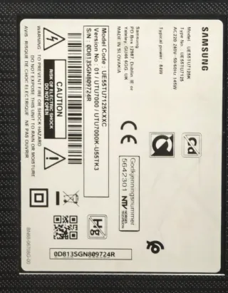 Samsung TV 55 4K UHD Smart TV