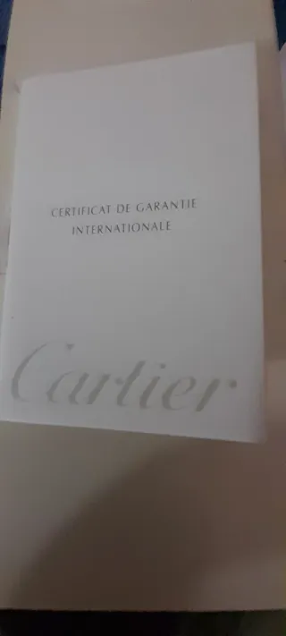 Bolígrafo Cartier Negro y Dorado