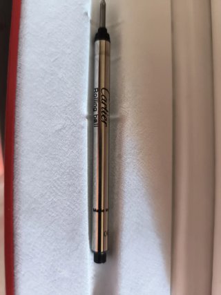 Bolígrafo Cartier Negro y Dorado