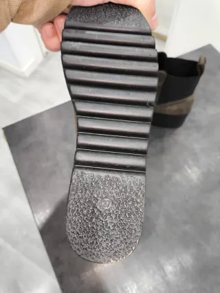 Botines plataforma ante marrones