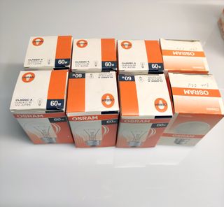 Lotto 10 lampadine Osram Classic A 60W 40W 12V E27