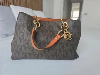 Bolso Michael Kors Marrón y Dorado