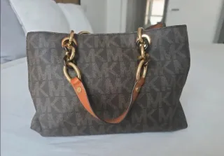 Bolso Michael Kors Marrón y Dorado