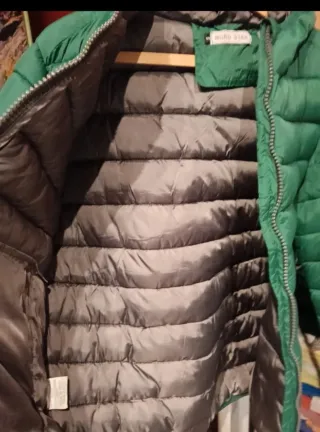 Piumino uomo verde taglia S