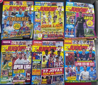 LOTE 6 REVISTAS JUGON DE PANINI