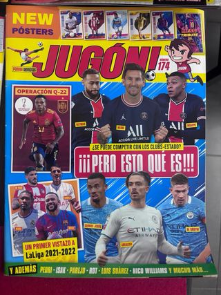 LOTE 6 REVISTAS JUGON DE PANINI