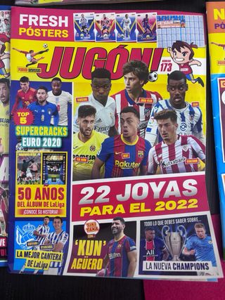LOTE 6 REVISTAS JUGON DE PANINI