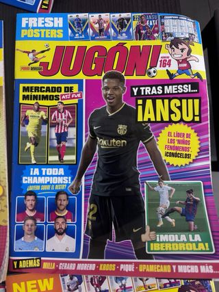 LOTE 6 REVISTAS JUGON DE PANINI