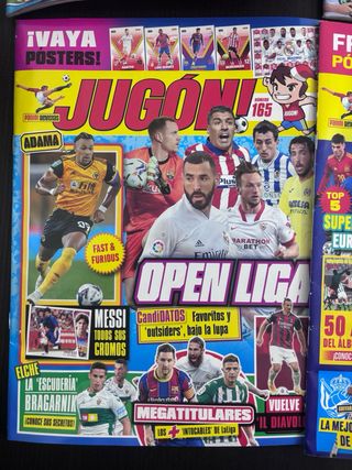 LOTE 6 REVISTAS JUGON DE PANINI