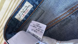 Jeans Levi's 501 Mujer Azul y Negro