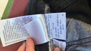 Jeans Levi's 501 Mujer Azul y Negro