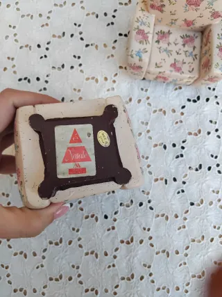 2 Poltroncine in miniatura floreali