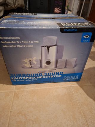 Sistema de Som Denver Surround 5.1