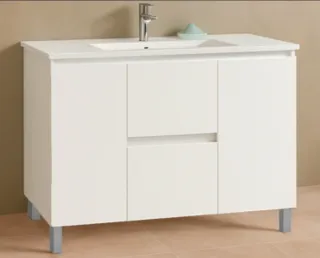 Mueble baño 120cm cajones y puertas