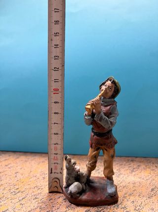 Figura Belén de musico con flauta