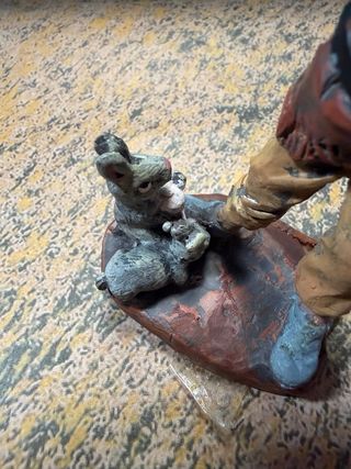 Figura Belén de musico con flauta