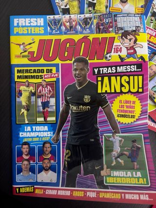 LOTE REVISTAS JUGON REPETIDAS DE PANINI
