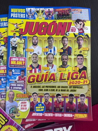 LOTE REVISTAS JUGON REPETIDAS DE PANINI