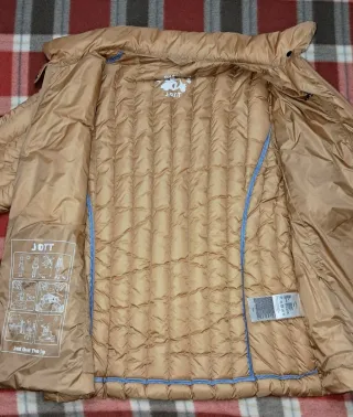 Chaqueta plumifera Jott Mujer Talla XL Dorada