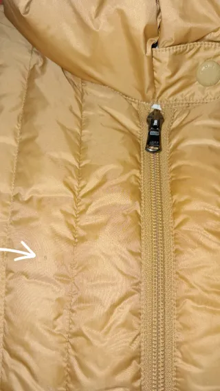 Chaqueta plumifera Jott Mujer Talla XL Dorada